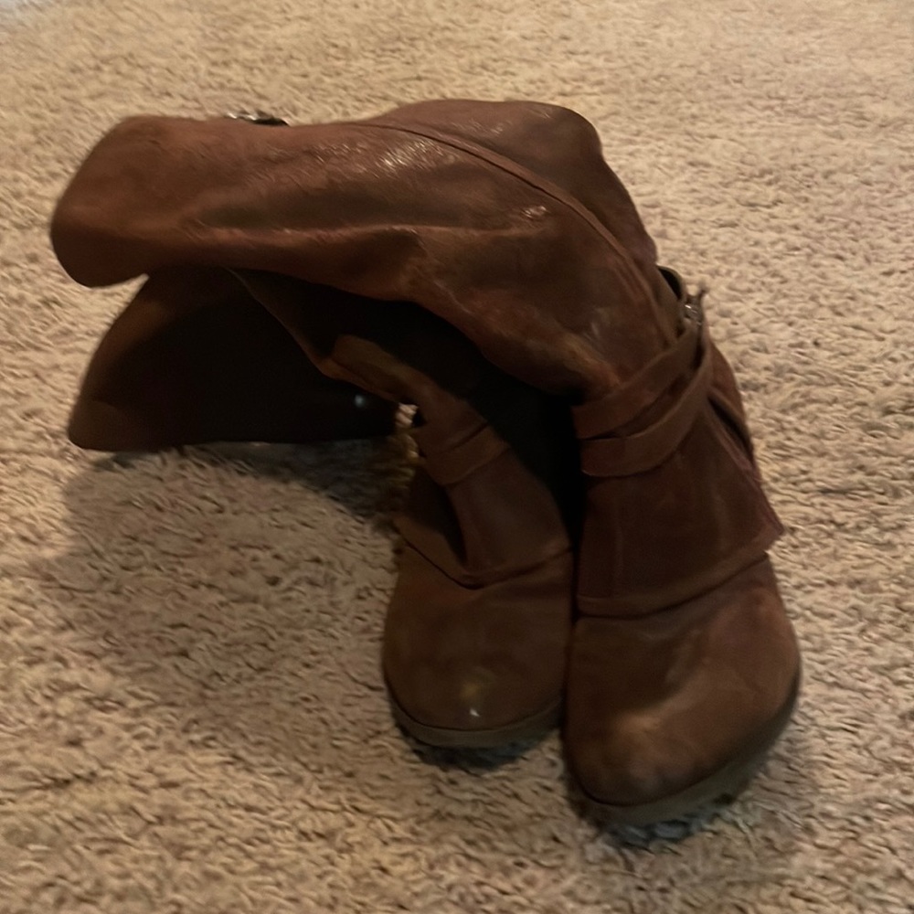 Brown Leather Boots